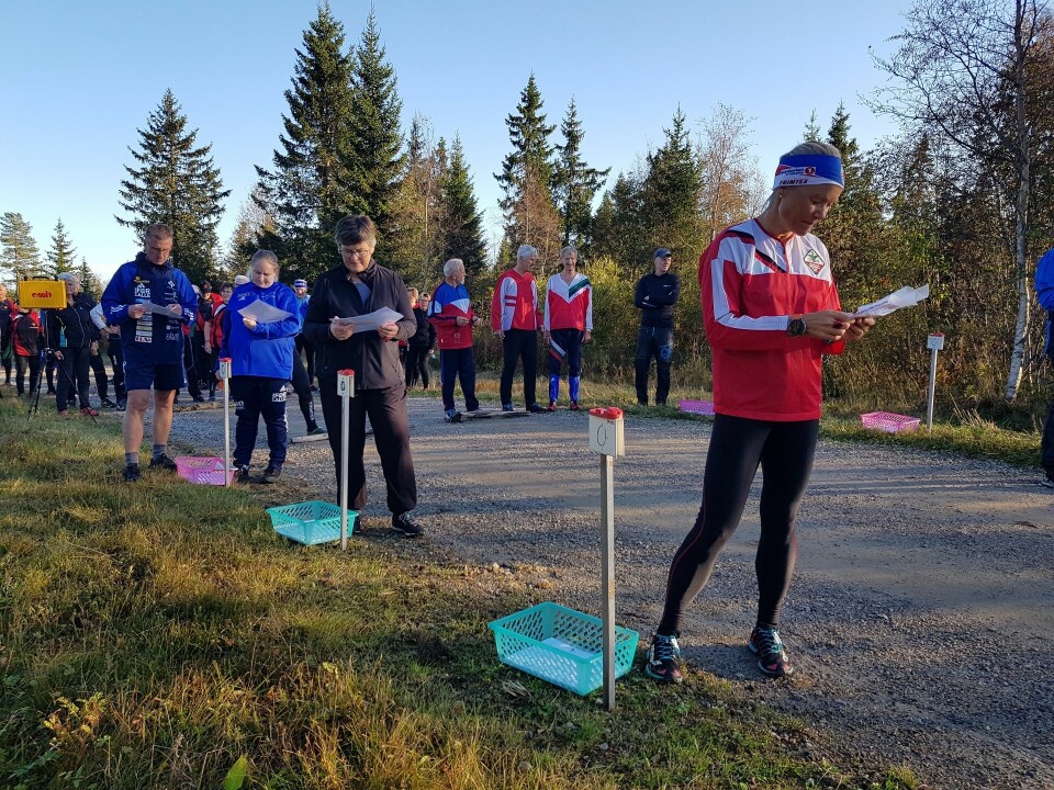 Gjenbruk av poster fra Mjøs-o-cupen på ukas bedrifts-o-løp på Gåsbu
