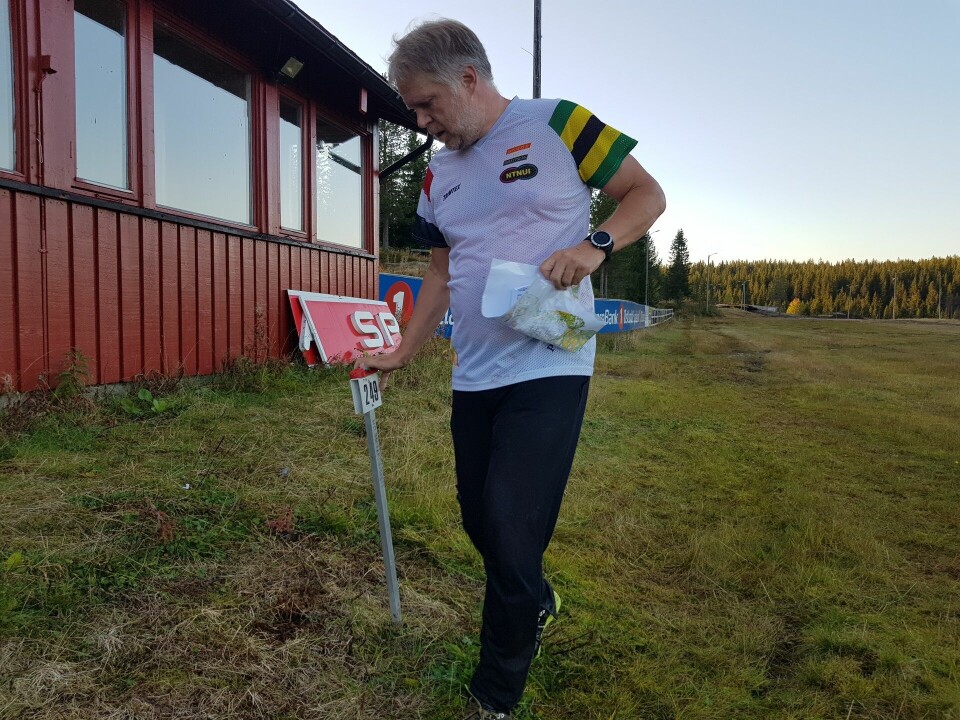 Gjenbruk av poster fra Mjøs-o-cupen på ukas bedrifts-o-løp på Gåsbu