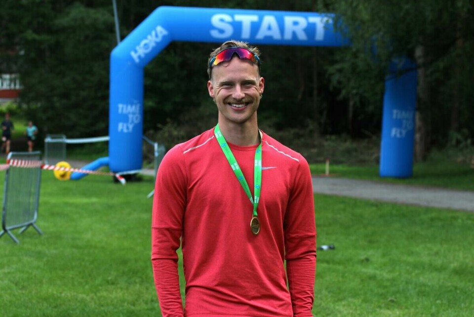 Jørgen Hågensen bestemte seg for debutere i løpssammenheng to dager før H3 Hamar Løpsfestival - og vant 50 km med klar margin. (Foto: Rolf Bakken)