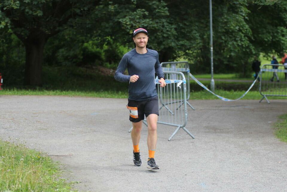 Martin S Kjeve rundet akkurat 50 km på 6 timer og kan kalle seg ultraløper.