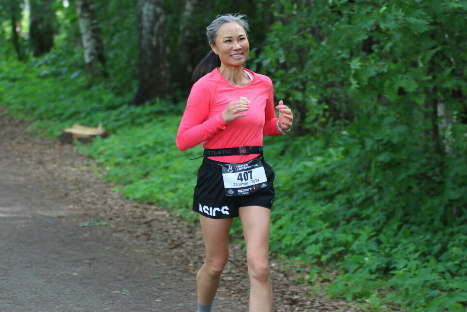 Anna Ngyuen-Skaret fortsatt ved godt mot på sin 24 timers.