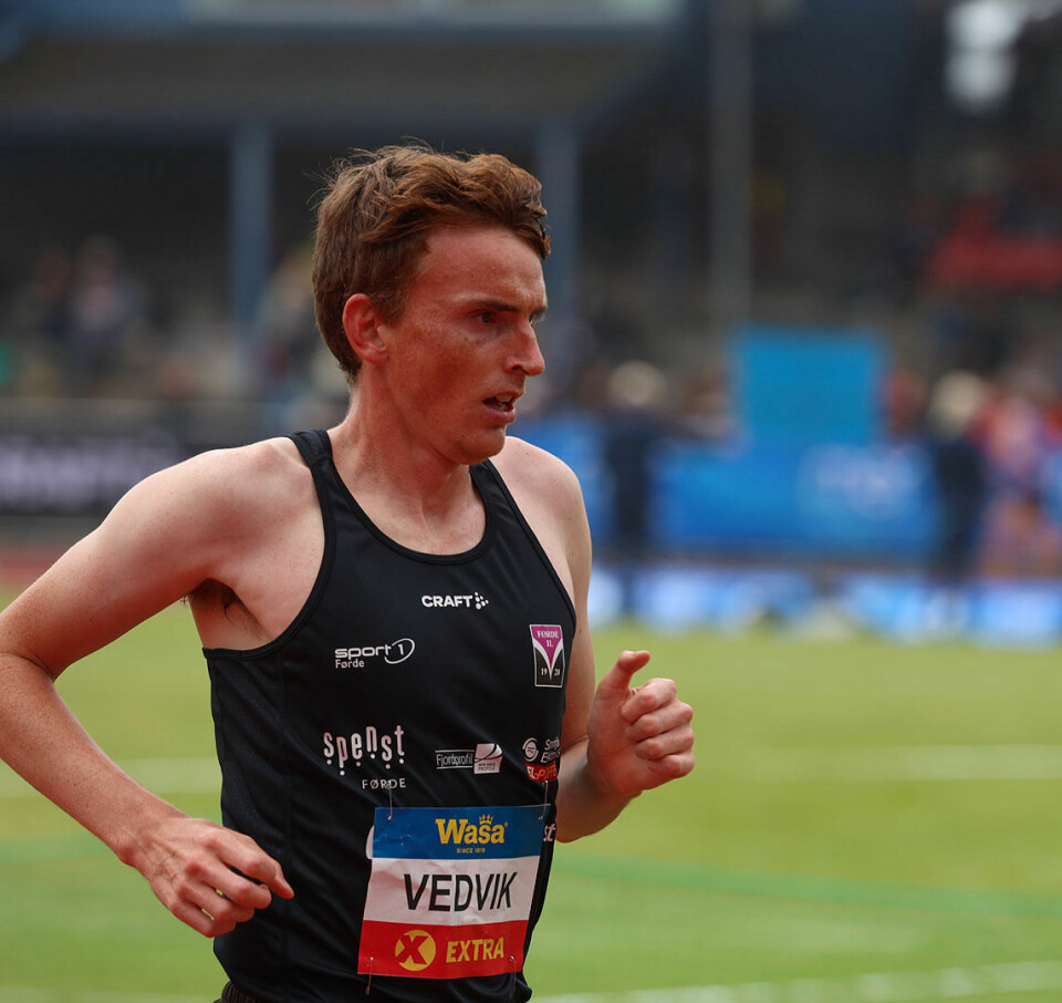 Marius Vedvik hadde satt seg som mål om å bli blant de 10 beste, samt å ta klubbrekorden for Førde IL. Han ble nummer 11, men tok klubbrekorden.