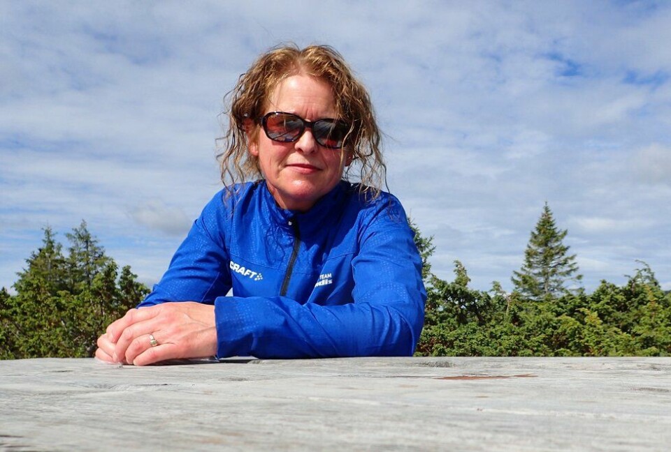 Marianne Røhme ved Reinsvatnet på Hafjell i forbindelse med en Kondistur for løpere. (Foto: Marainne Røhme) Marianne Røhme på løpetur rundt Reinsvatnet ved Ilsetra
