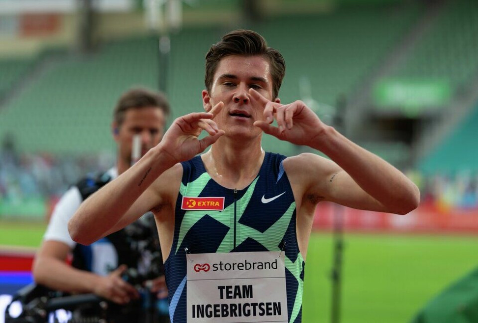 Arkivfoto: Impossible Games 2000m - Team Ingebrigtsen, Jakob Ingebrigtsen. (Foto: Samuel Hafsahl) Impossible Games 2000m - Team Ingebrigtsen, Jakob Ingebrigtsen