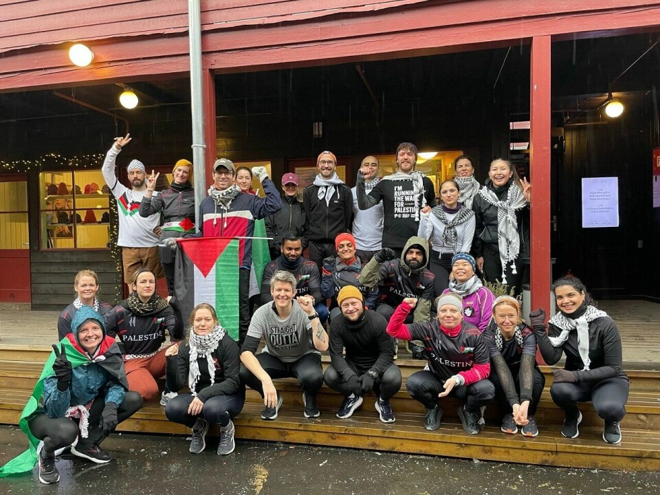 Solidaritetsløp for Palestina fra Holmenkollen på søndag