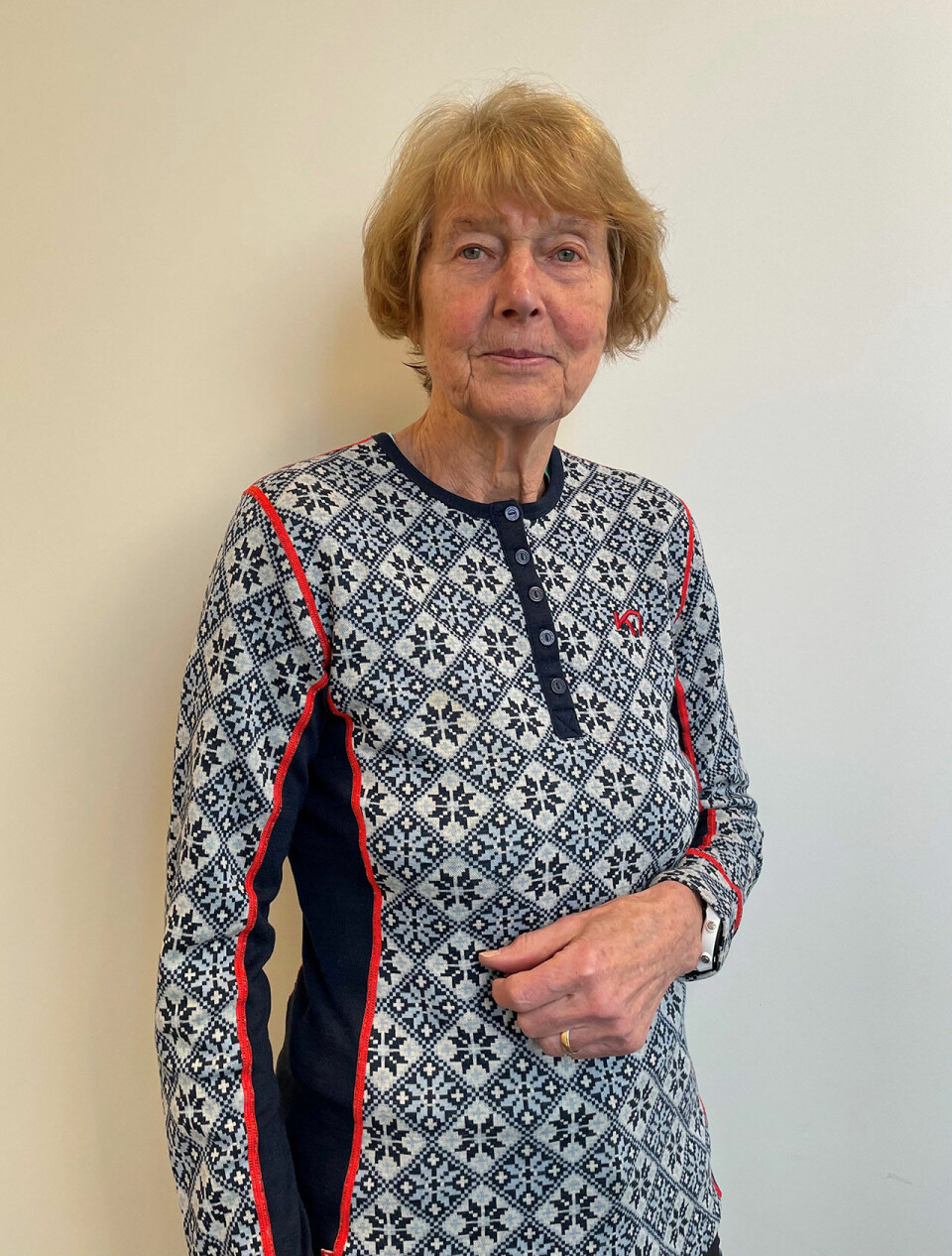 Sprek 80-åring:Katharina Mo Berge har drevet idrett hele livet og har fremdeles massevis av krefter igjen. (Foto: Else Husa)