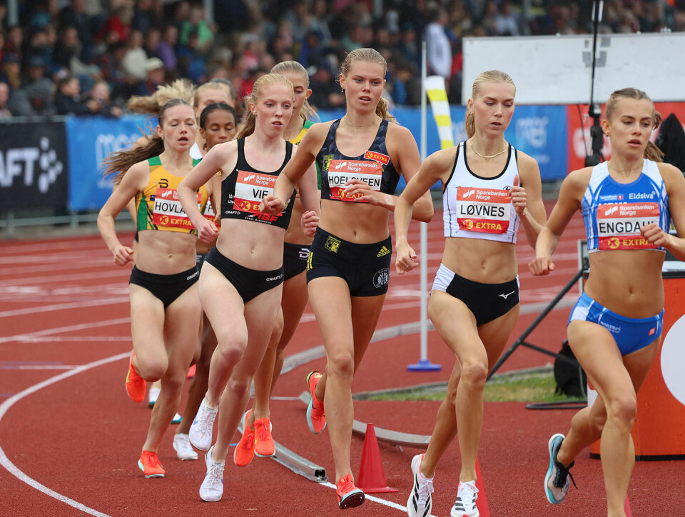 Andrea Nygård Vie og Malin Hoelsveen, 5. og 6. plass.