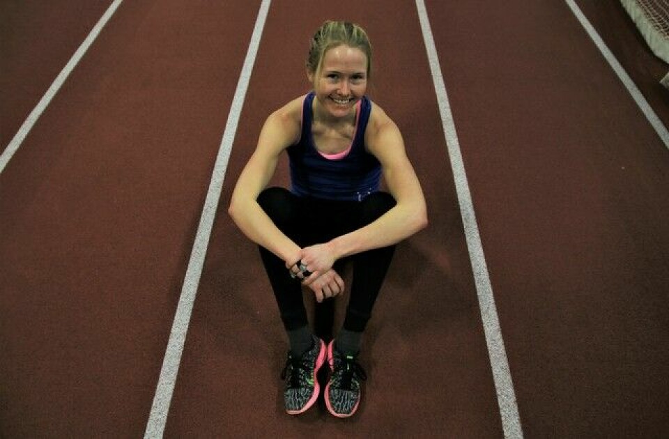 Lena Selen har etter to år med seriøs løpstrening blitt en av nordens beste langdistanseløpere. I nordisk ble det gull. (Foto: Marianne Røhme) Kondis/Marianne Røhme
