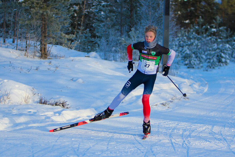 Emil Hannevik Fyhn fra Åsane Cykle Klubb var beste gutt i ungdomsklassen. (Foto: Erik Marki Bjorli)