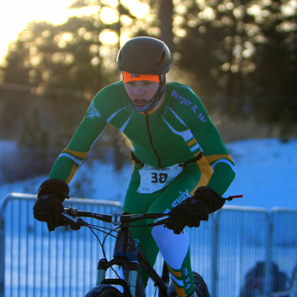 Isac Luther, Berger Idrettslag, blir beste mann i juniorklassen. (Foto: Erik Marki Bjorli)