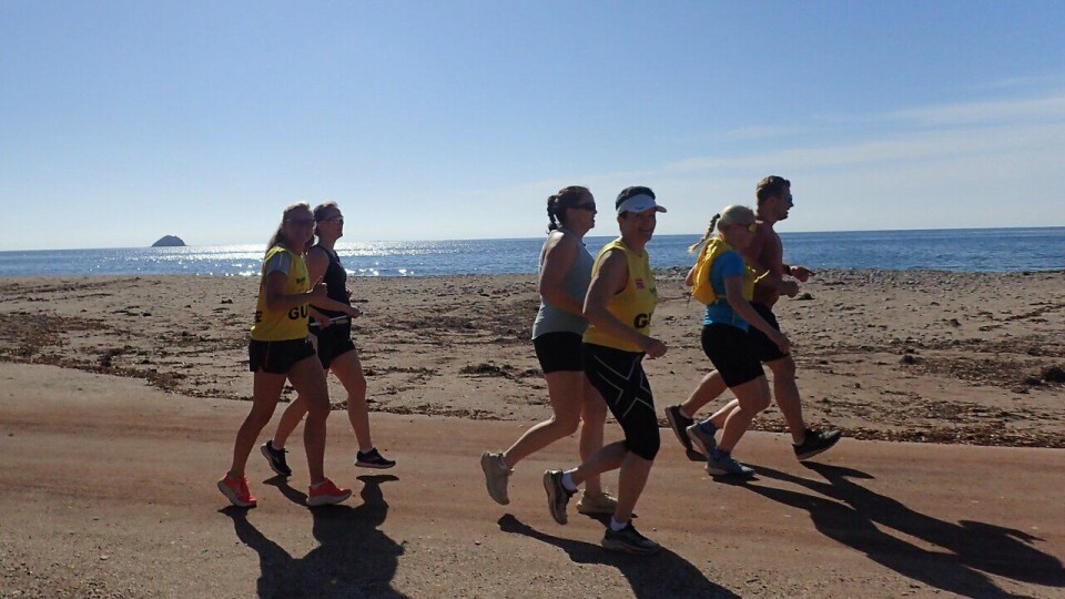 På treningsleir til Spania med SK Vidar og Team RP