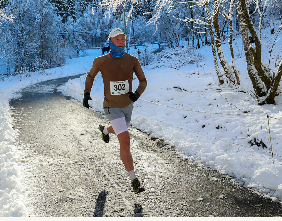 Sondre Øvre-Helland tar i dag andreplassen på halvmaraton.