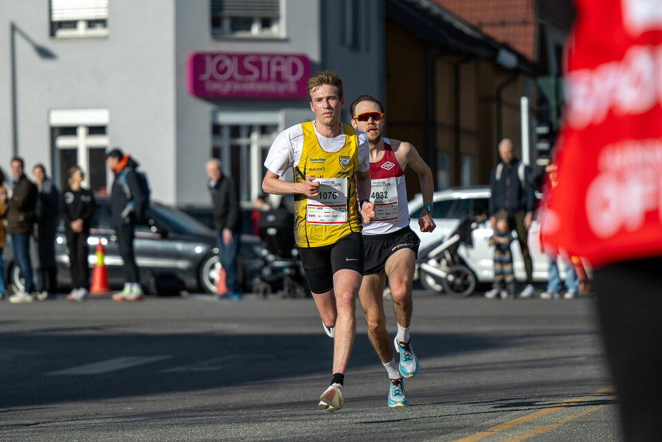 Mathias Flak har Sjur Krystad Prestsæter i rygg.
