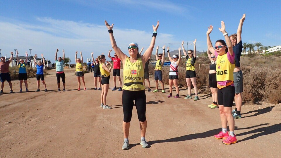 Tøying på treningsleir til Spania med SK Vidar og Team RP