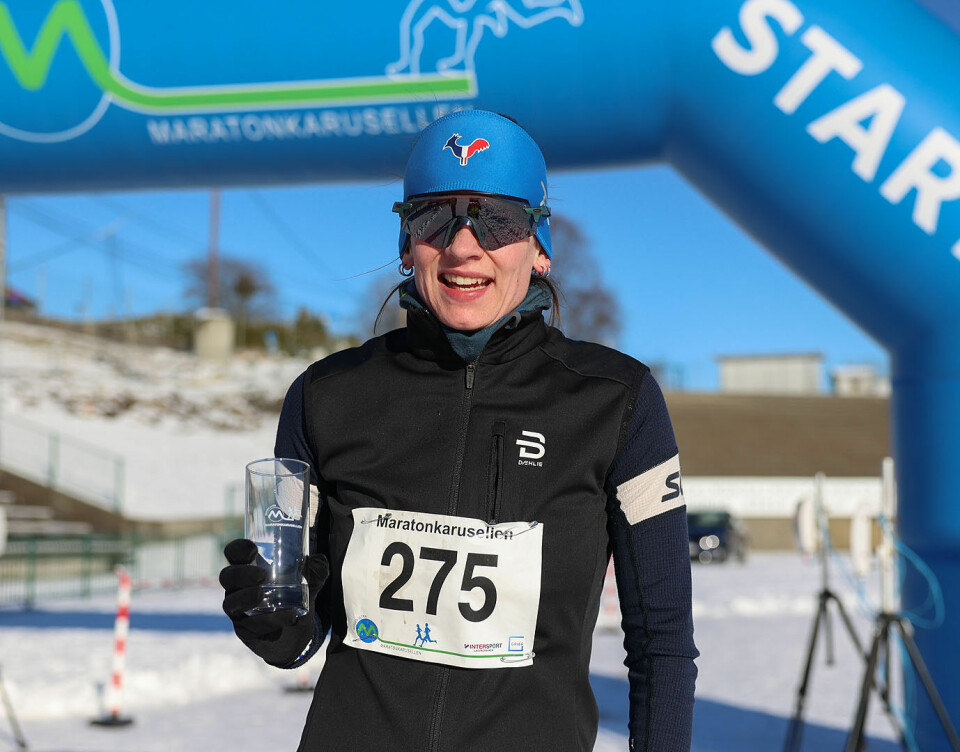 Sol, snø og 166 deltagere i Februar Maraton i Bergen
