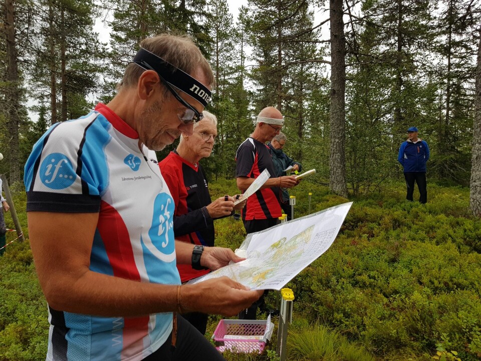Ukas bedrifts-orienteringsløp på nytt kart på Gåsbu