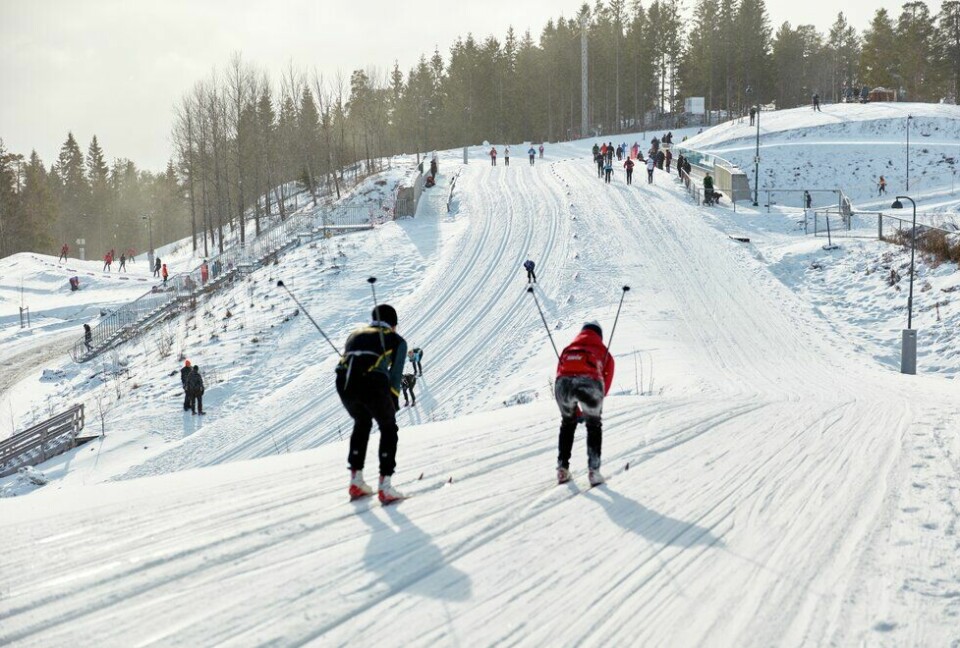 Bedre glid: Det å flytte bindingene bakover gir raskt bedre glid på skia. (Foto: Stian Schløsser Møller) Holmenkollmarsjen 2016