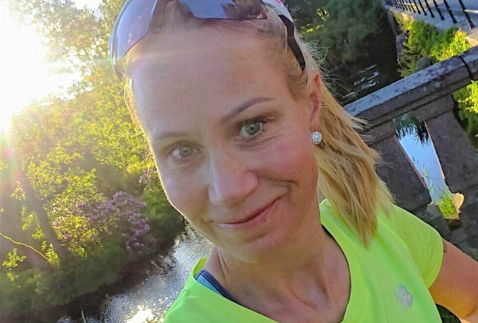 Marianne Steiro Heibø trener omtrent som før i ferien, noen ganger litt mer, men det er iallfall mer variert og mindre strukturert – iallfall på reise. (Foto: Privat) Marianne Steiro Heibø