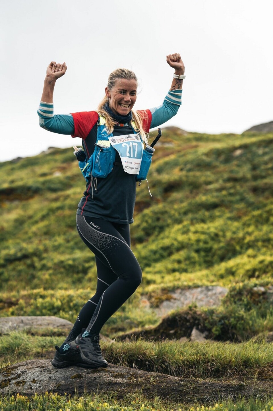 Trosset vær og vind i Bergen Fjellmaraton