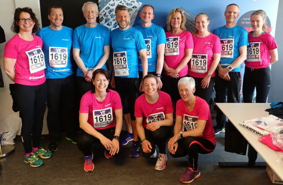 Kondislaget: Gruppebildet av Kondis-laget der to av deltakerne mangler. Foto: Tim Bennett Kondislaget: Gruppebildet av Kondis-laget der to av deltakerne mangler. Foto: Tim Bennett