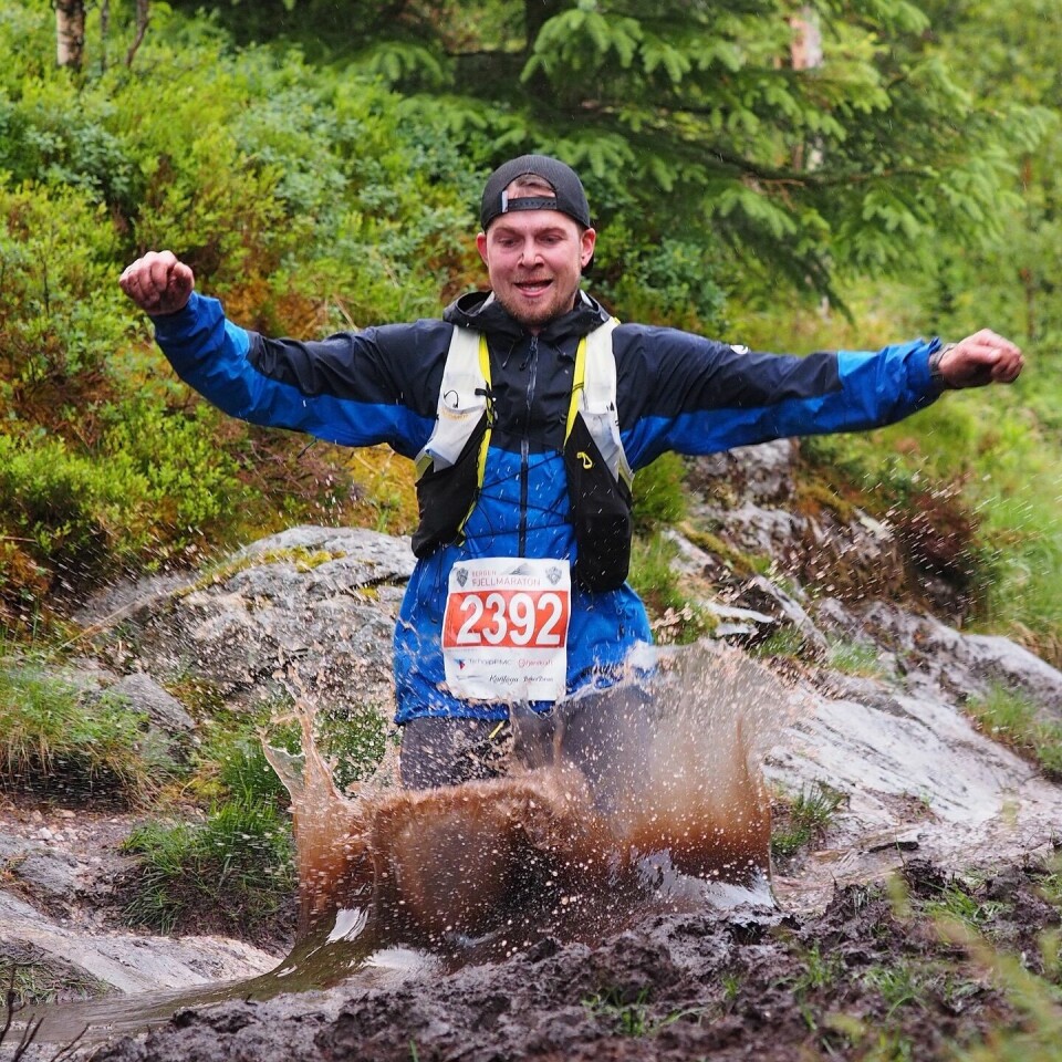 Trosset vær og vind i Bergen Fjellmaraton