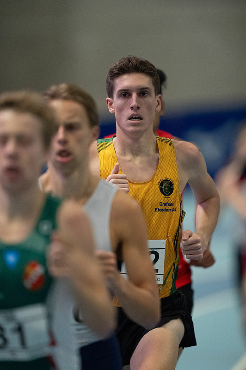 Andreas Fjeld Halvorsen kunne ligge i dragsuget gjennom 1000 meter, men deretter var han fremme i front for å jobbe.