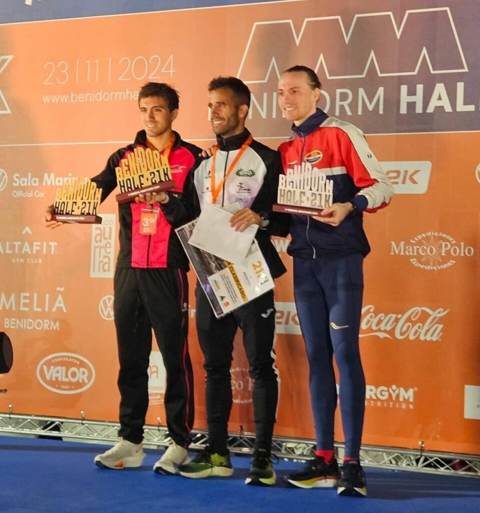 Premiepallen halvmaraton menn.