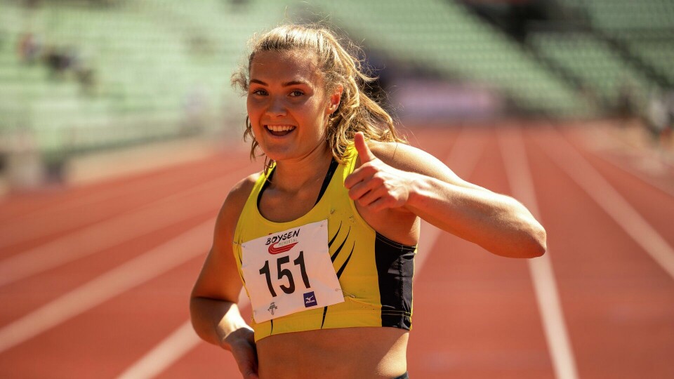 Amanda Frøynes løper godt både kort og langt, her fra Boysen Memorial i 2021 (Foto: Samuel Hafsahl) Boysen Memorial - Bislett - 800m KS - Amanda Marie Grefstad Frøynes, Sem IF (151)
