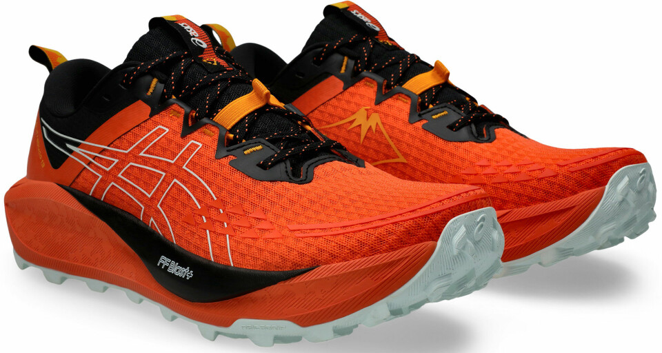 Asics Gel-Trabuco 13 har fått det miljøvennlige mellomsålematerialet FF Blast Plus Eco.