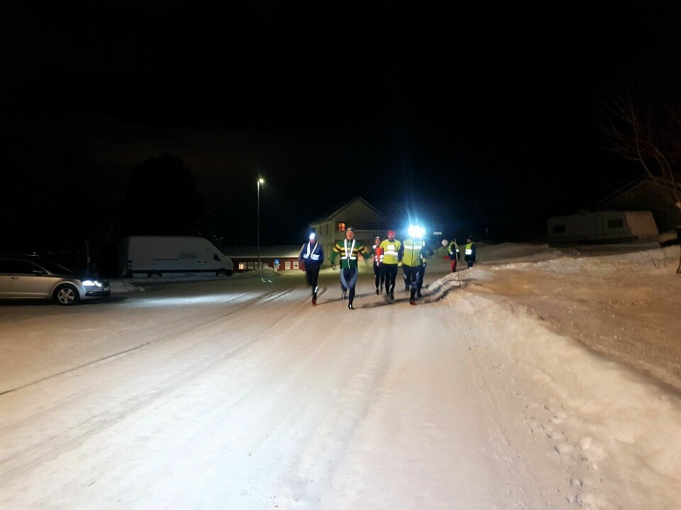 Fint føre for 62 i det fjerde løpet i Snøkuten