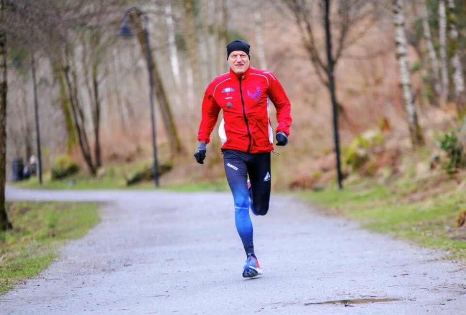 Slik trener Ivar Andreas Sandø som raserer rekordene i 70-årsklassen Ivar Andreas Sandø