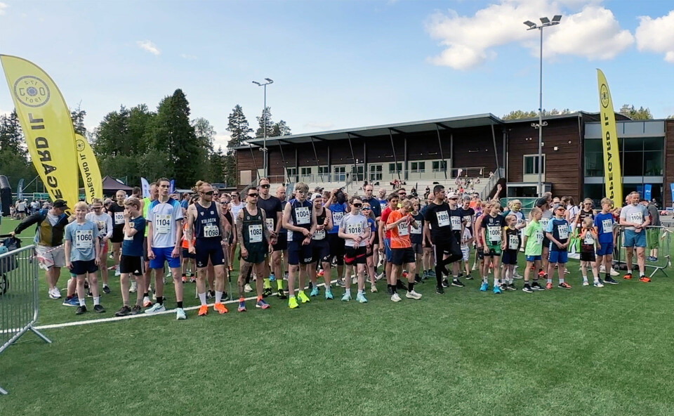 Klare til start på 5 kilometeren. (Foto: Tom-Arild Hansen)