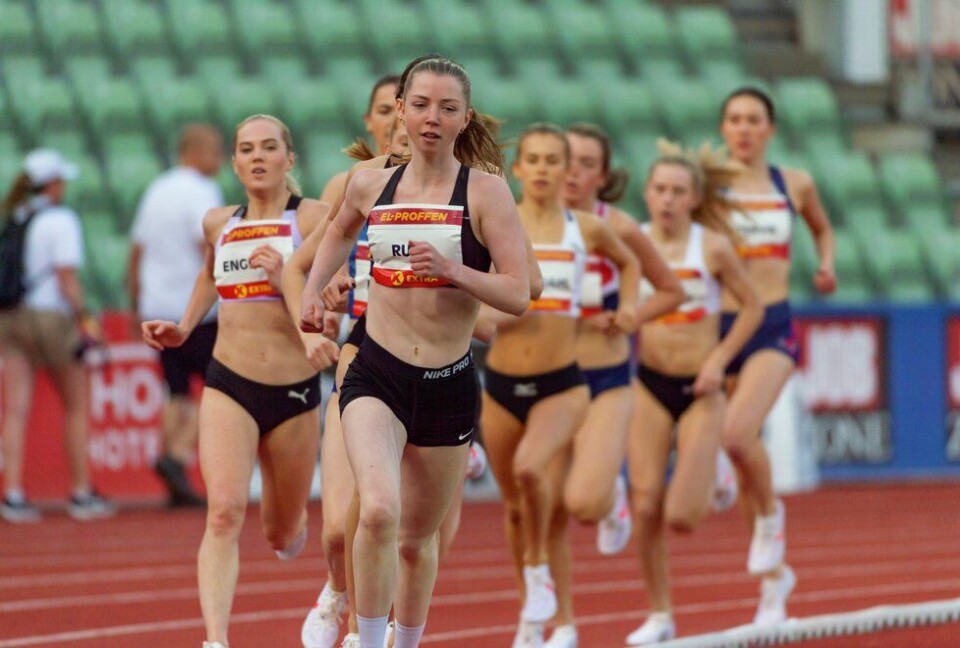 Mari Roligheten Ruud er en av løperne som skal representere Norge i U20-EM i midten av juli. Foto: Samuel Hafsahl Bislett - Night of Highlights - 1500m kvinner - Mari Roligheten Ruud