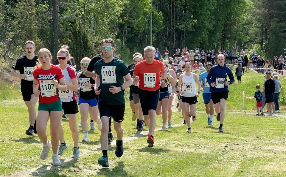 5 kilometern er i gang. (Foto: Tom-Arild Hansen)