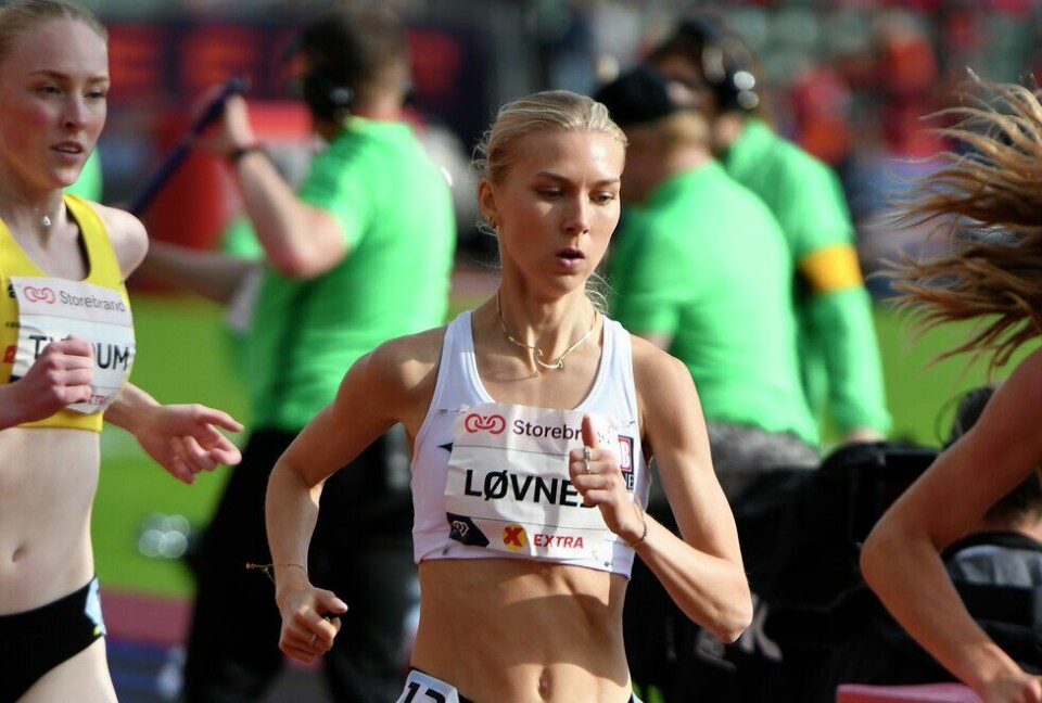 Bislett Games 2024 - 1500 LØVNES Anne Gine. (Foto: Bjørn Johannessen) Bislett Games 2024 - 1500 LØVNES Anne Gine