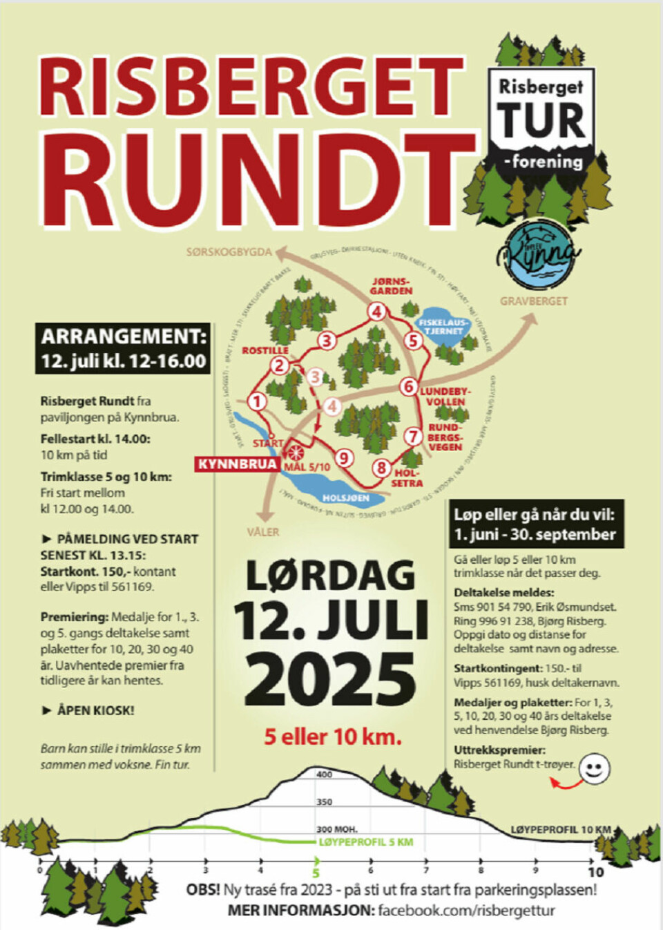 Risberget Rundt i Våler i Solør for 44. gang lørdag