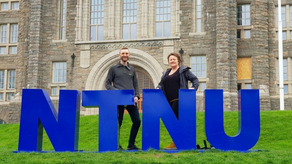 Forskerne: Det er Audun Havnen og Linda Ernstsen ved NTNU som har vært ansvarlig for undersøkelsene. (Foo: NTNU) Audun Havnen og Linda Ernstsen ved NTNU