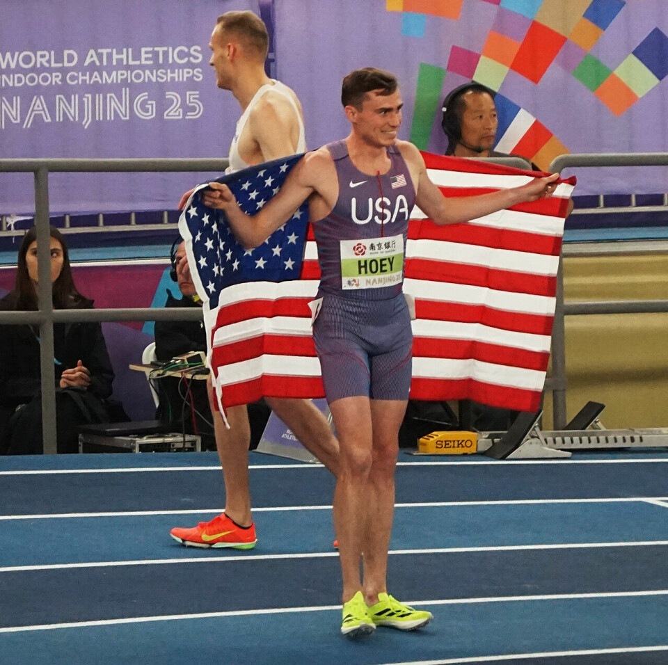 Gullvinneren på 800 m under sist vinters innendørs-VM, Josh Hoey, ble bare nummer fire i det amerikanske mesterskapet og ligger dermed dårlig an med tanke på deltakelse i Tokyo-VM. (Foto: Wikipedia)