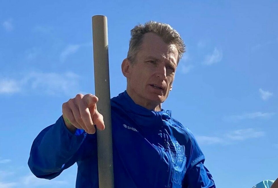 Ekspert: Fredrik Zillén hadde også løpeteknikktreninger under Kondis sin løpeuke i Portugal i mars i år. Han er en svært entusiastisk trener og foredragsholder. (Foto: Hilde Johansen) Fredrik Zillén på Kondis sin løpeuke i Portugal med Springtime
