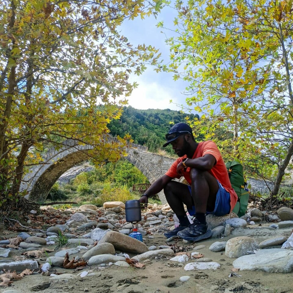 En camp i Albania. (Foto: Privat / Deo Kato)