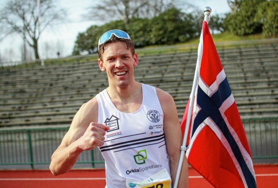 Sebastian Conrad Håkansson er for første gang tatt ut til et internasjonalt ultraløpsmesterskap etter at han satte norsk rekord i NM100 km i Bergen tidligere i år. (Foto: Arne Dag Myking) NM 100 km 2022, Bergen Ultra, Maratonkarusellen, Sebastian Conrad Håkansson