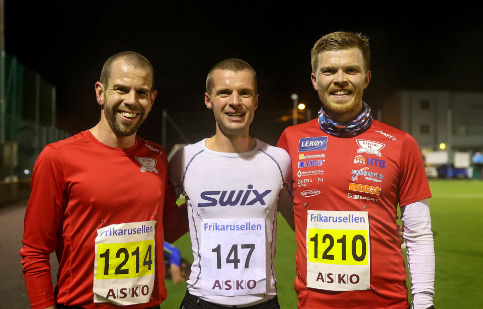 Tre beste menn: Henrik Revheim, Espen Borge Joensen og Daniel Bruvik.