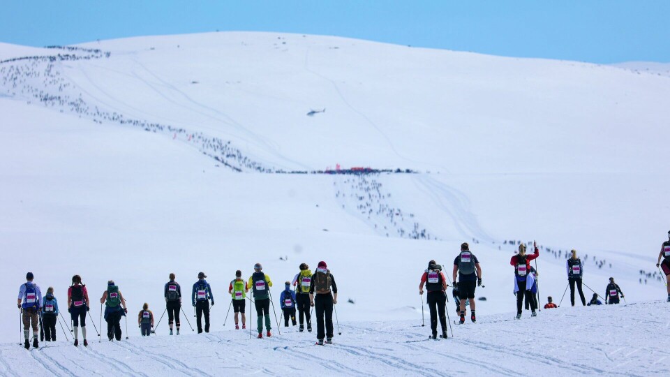 Skarverennet pleier, sammen med Birken, under normale omstendigheter å ha desidert flest deltakere av turrenna i Norge. (Illustrasjonsfoto: Arne Dag Myking) Skarverennet 2023 - stemningen