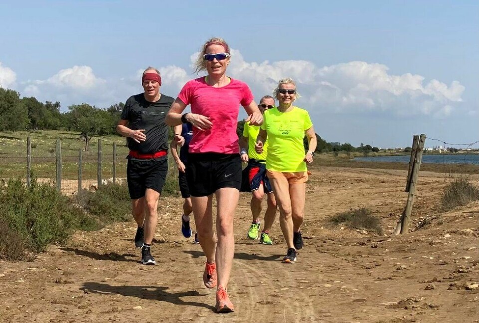 F.v: Roy Åge Østerås, Anne Grethe Lindeberg og Ragnhild Tunaal på Kondis sin løpeuke i Portugal med Springtime F.v: Roy Åge Østerås, Anne Grethe Lindeberg og Ragnhild Tunaal på Kondis sin løpeuke i Portugal med Springtime