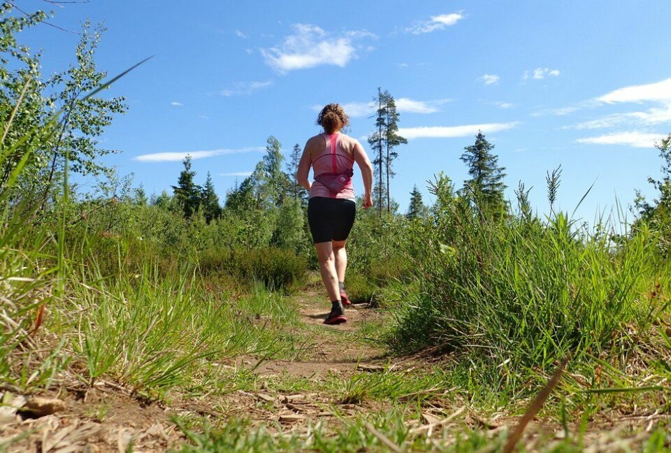 Daglig leder i Kondis, Marianne Røhme, på en rolig langtur i Ullensaker Marianne Røhmes beste langtur i Ullensaker fra Skogmo, via Åfallet til Åsmarka