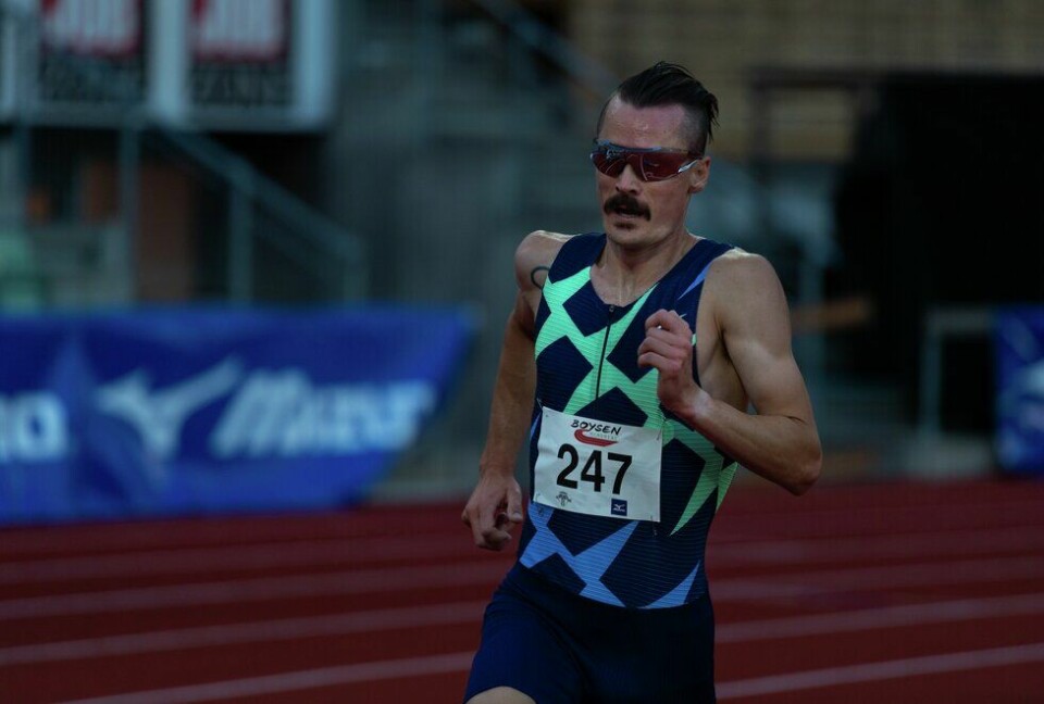 Henrik Ingebrigtsen i godt driv under Boysen Memorial 2020. (Foto: Samuel Hafsahl) Boysen Memorial - MS 5000m - Henrik Børkja Ingebrigtsen