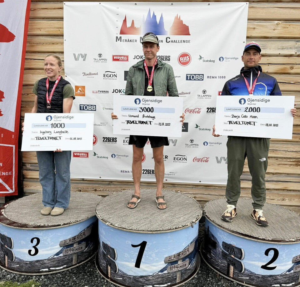 De tre beste totalt på 100 miles (The Death March): 1. plass Vemund Øvstehage, 2. plass Børje Cato Moen og 3. plass Ingeborg Langhelle.