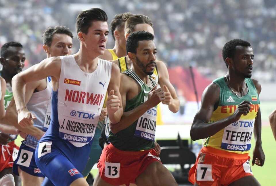 Jakob Ingebrigtsen lett videre til EM-finale VM friidrett 2019 Doha - jakob ingebrigtsen - semifinale 1500 m