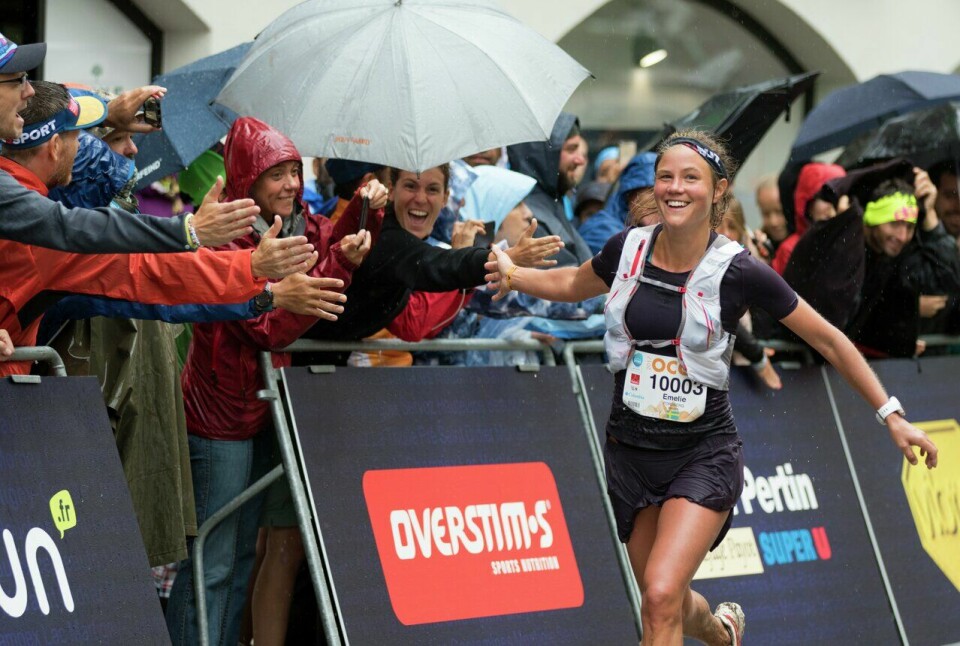 I 2017 kom Emelie Forsberg på 2. plass i den 55 km lange løypa OCC i Ultra Trail du Mont Blanc (UTMB). (Foto: Sylvain Cavatz) I 2017 kom Emelie Forsberg på 2. plass i den 55 km lange løypa OCC i Ultra Trail du Mont Blanc (UTMB). (Foto: Sylvain Cavatz)