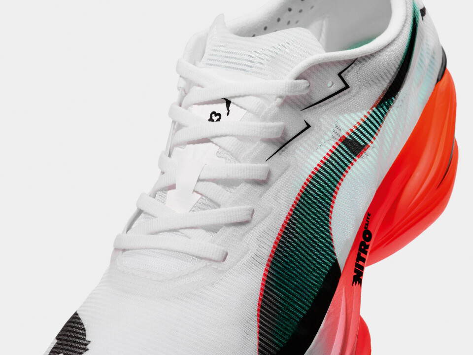 Puma Fast-R Nitro Elite 3 veier kun 170 gram - noe som er hele 95 gram mindre enn forgjengeren.